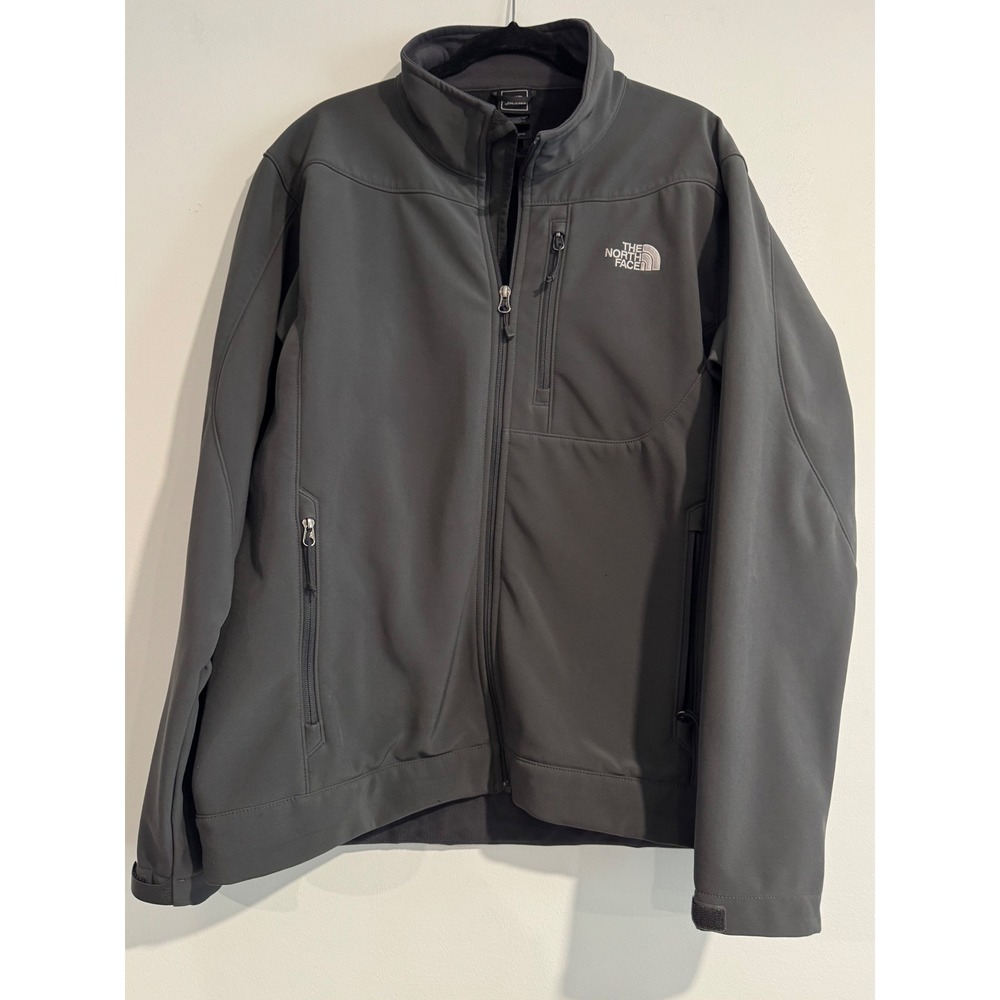 The North Face Apex Bionic Softshell Jacket Mens XL Gray Windproof Layer
